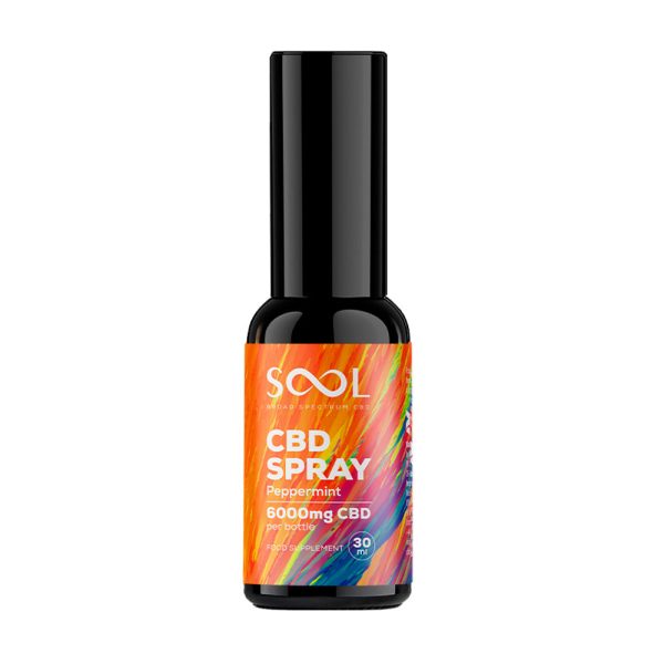 Cannabidiol Spray 6000 mg Pfefferminz Breitspektrum 30 ml – Flasche Reakiro