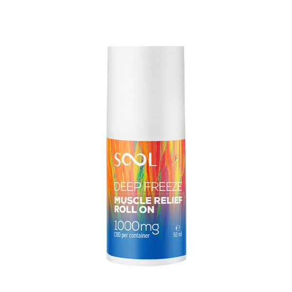 Roll On Deep Freeze Muscle Relief 1000 mg kannabidiolu 50ml Reakiro Deep Freeze roll-on z kannabidiol chłodzący 1000 mg 50 ml: kosmetyk z mentolem i ekstraktem z arniki