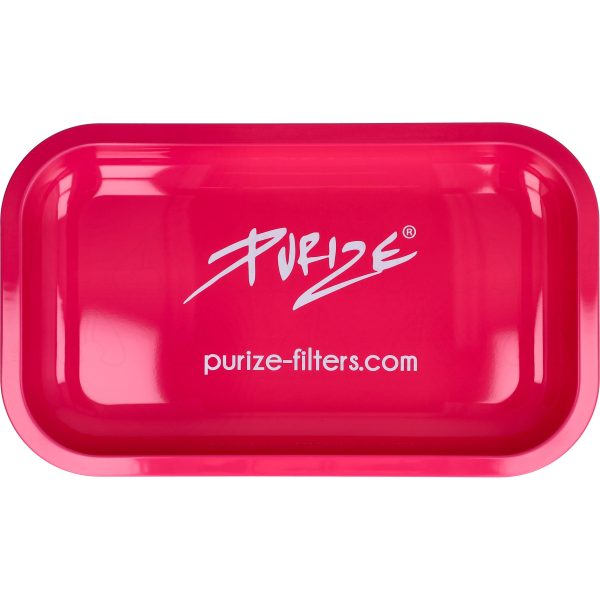 Purize Pink joint tray 27 x 16 cm metal - Trays