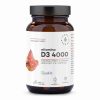 Vitamin D3 4000 IU Aura Herbals – 90 vegan capsules from lanolin (Quali-D)