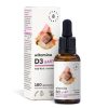 Witamina D3 Baby 400 IU krople 30 ml Aura Herbals: buteleczka z pipetą dla dzieci