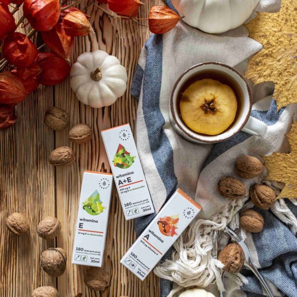 Witamina E, krople 30 ml: produkt konopny ubucha.pl Witamina E ze słonecznika: ujęcie pipety z dozownikiem