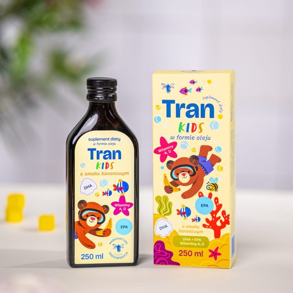 Tran Kids: produkt konopny ubucha.pl Tran dla dzieci Pasieki Rodziny Sadowskich: formuła Kids (9)
