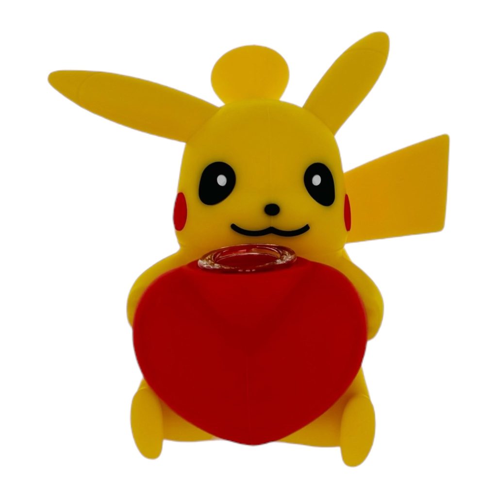 Promocje Bongo silikonowe Pikachu - widok ogólny żółtej figurki