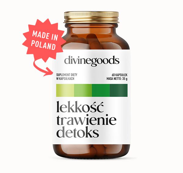 Lightness Digestion Detox 60 capsules Lightness Digestion Detox – composition shot: nettle, milk thistle, artichoke, couch grass, dandelion