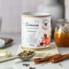 Zimowa herbata ziołowa: produkt konopny ubucha.pl Susz ziołowy zimowy: rumianek, mięta i przyprawy w mieszance