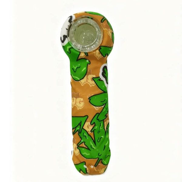 Glaspfeife mit Silikongriff – Pfeifen