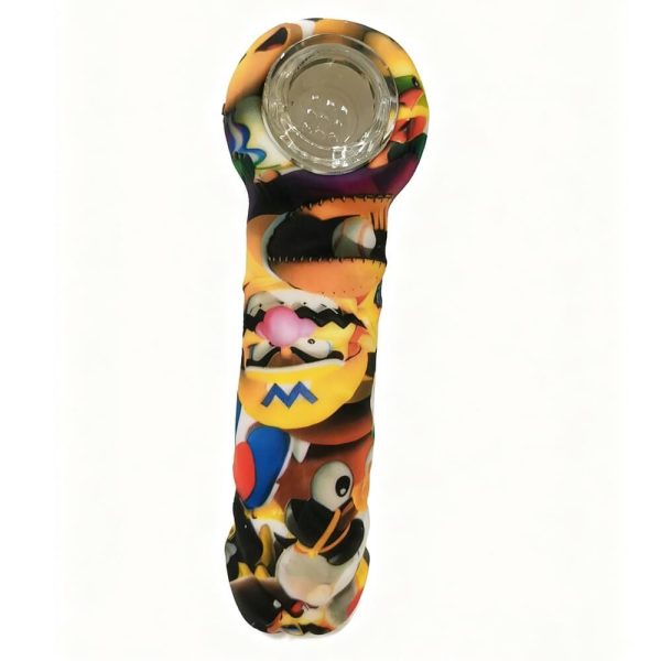 Glaspfeife mit Silikongriff – Pfeifen