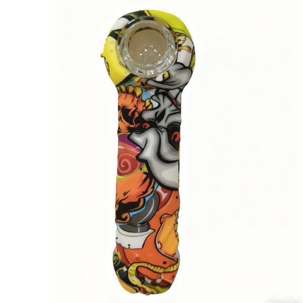 Glaspfeife mit Silikongriff – Pfeifen