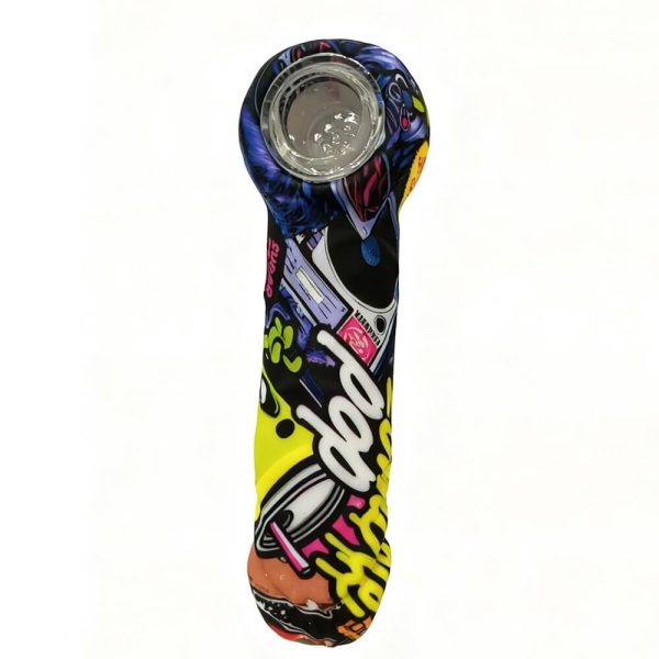 Glaspfeife mit Silikongriff – Pfeifen