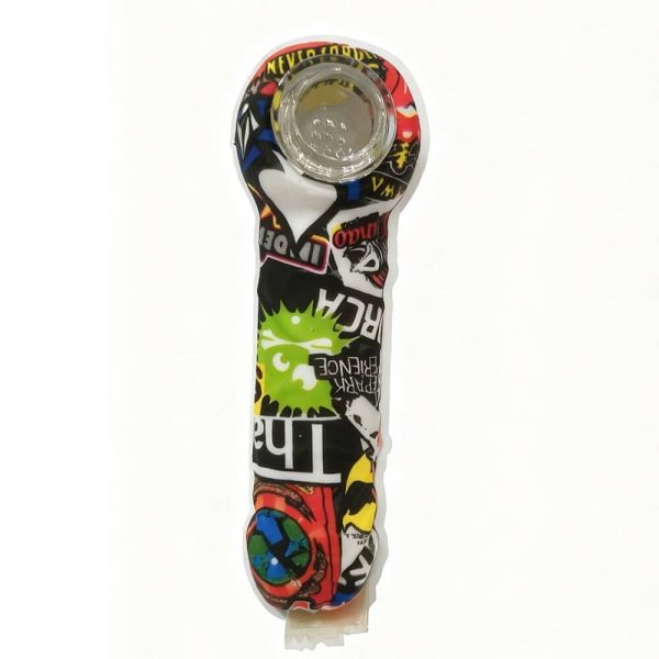 Glaspfeife mit Silikongriff – Pfeifen