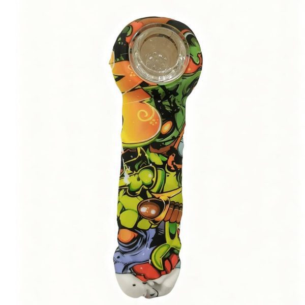 Glaspfeife mit Silikongriff – Pfeifen