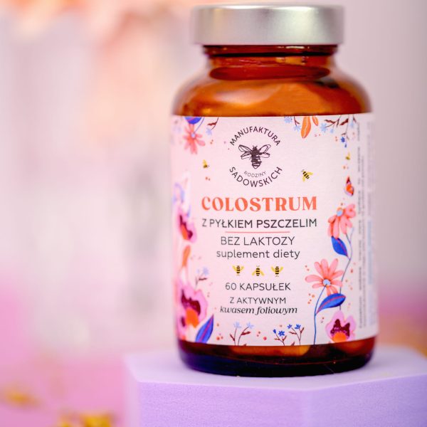 Colostrum z pyłkiem pszczelim — produkt konopny ubucha.pl Siara bydlęca z pyłkiem pszczelim – formuła Pasieki w opakowaniu