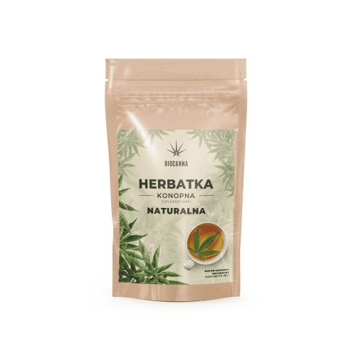 Hanftee NATURAL 20g DR JOINT: loser Tee mit Blüten, Blättern und Samen von Cannabis sativa