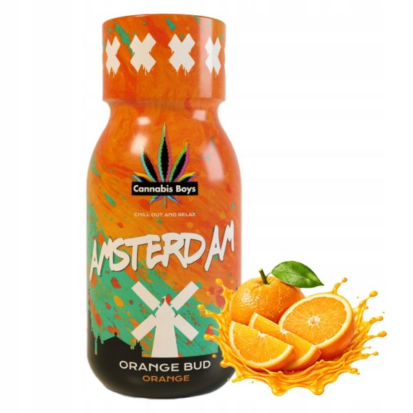 Cannabis-Boys-Hanf-Shot mit Hanföl (CBD-Öl) – Grüner Entspannungs-Chill-Out Hemp Shot Cannabis Boys Amsterdam Orange Bud