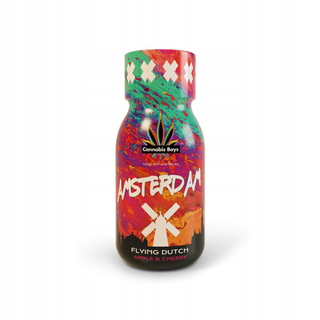 Hemp Shot Amsterdam Apple Cherry - 100 ml Flasche des Hanf-Shots Cannabis Boys mit Apfel-Kirsch-Geschmack