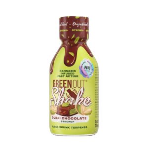 Shot konopny Green Out® Shake, Dubai Chocolate - Green Out