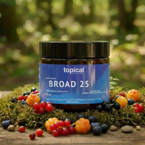 Żelki konopne Broad25 - Owoce skandynawskie - Żelki