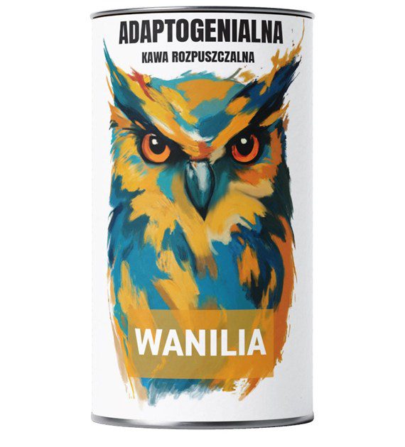 Adaptogenic Instant Coffee Vanilla — 100 g package with adaptogens