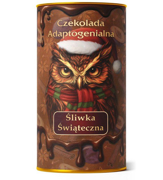 Adaptogenial Chocolate 100g Christmas Plum Adaptogenic Holiday Chocolate Plum — 100 g package with adaptogens