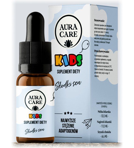 Aura Care Kids Sweet Dream 15 ml Aura Care Kids Sweet Dream - 15 ml Öl für Kinder mit Zitronenmelisse, Ringelblume und Hopfen