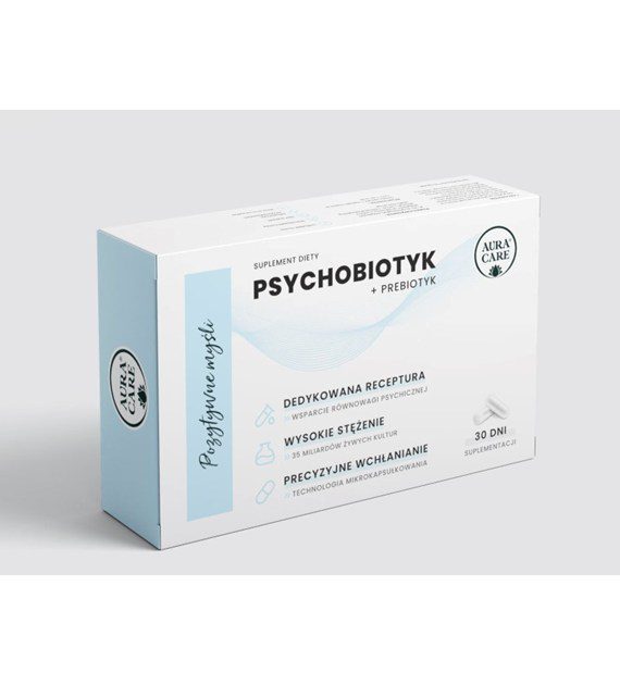 Aura Care Psychobiotic Positive Thoughts 30 Kapseln Aura Care Psychobiotic Positive Thoughts – 30 Kapseln