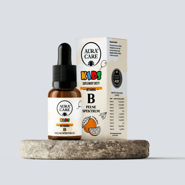 Aura Care KIDS Vitamin B 15 ml - Fläschchen Tropfen mit vollem Spektrum der B-Vitamine für Kinder