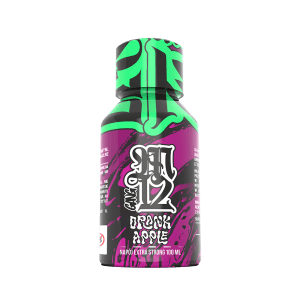 Bestsellery M12 DRANK Apple shot konopny 100 ml — buteleczka jabłkowego shota z miarką