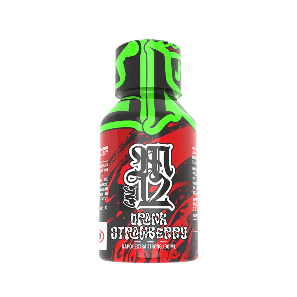 Napój M12 DRANK STRAWBERRY 100ml Shot Konopny - Suplementy