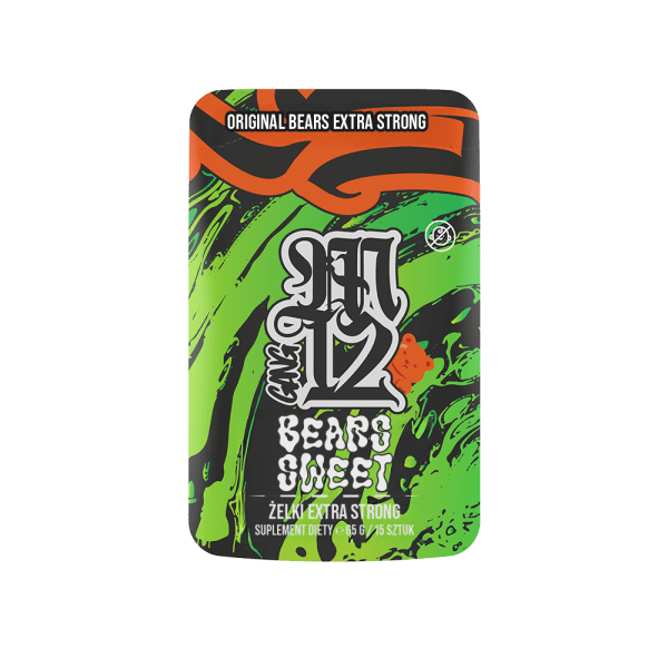 M12 BEARS SWEET Gummies 65g Hemp Gummies - Supplements
