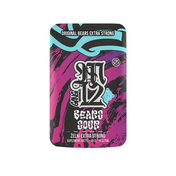 M12 BEARS SOUR Gummies 65g Hemp Gummies - Supplements
