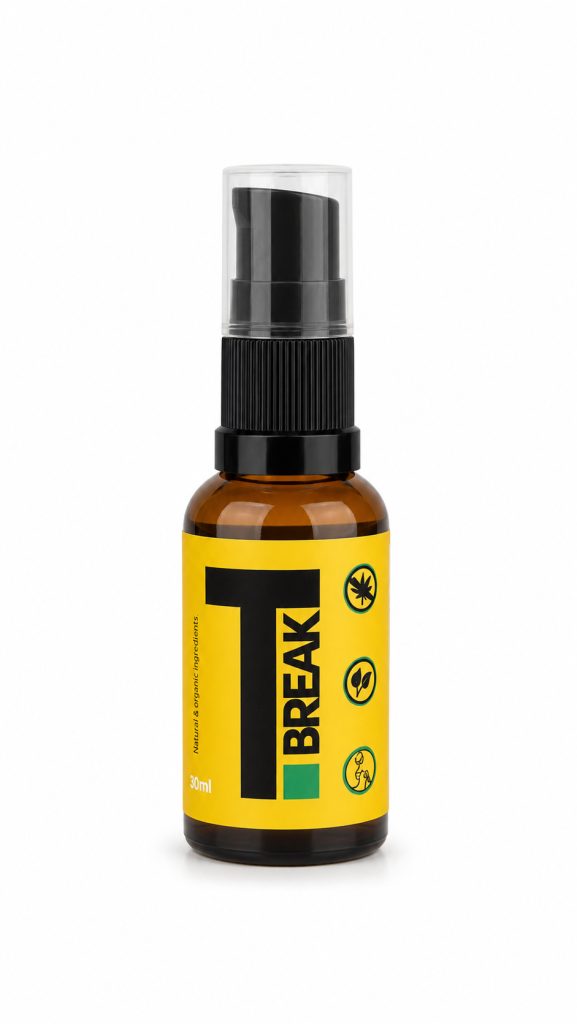 420FREE T-Break - buteleczka 30 ml z aplikatorem pompkowym, packshot produktu