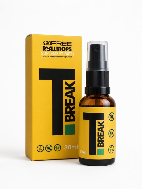 420FREE T-Break — pudełko produktu z opisem składu