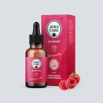 Aura Care Ashwagandha Malinowa 50ml Aura Care Ashwagandha Malinowa 50 ml: olejek z Withania somnifera w buteleczce z pipetką