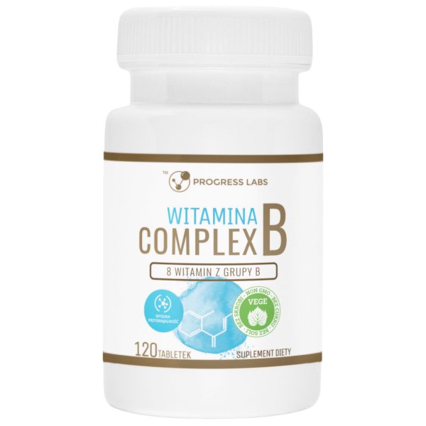 1-8.png Witamina B Complex 8 witamin z grupy B wegański — opakowanie 120 tabletek