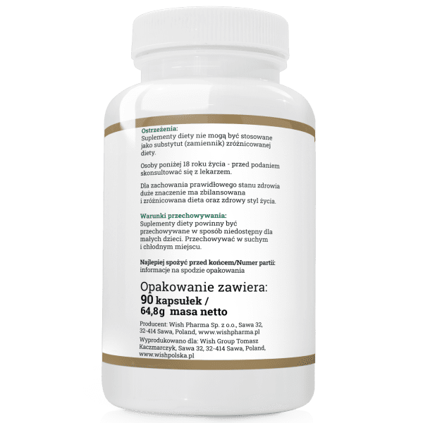 pokrzywa-progress-labs-lewy-bok.png Ekstrakt z pokrzywy Urtica dioica 600 mg — kapsułki, ujęcie z bliska