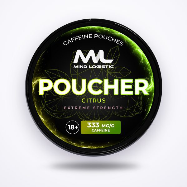 4c256c283d9d8d0ad8e18009f20a646c.jpg Poucher Citrus Koffeinbeutel 200 mg — Verpackung mit 20 Beuteln im zitrischen Geschmack