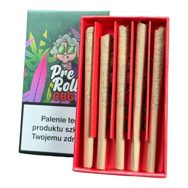 Babcia Marysia Preroll mit Cannabigerolen — Sammlerbox mit 5 Prerolls aus Faserhanfblüten