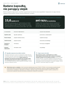 Eukaliptol i jego dowody - Badano kapsułkę, nie parujący olejek
