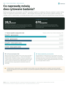 CBG i pełne spektrum, Dwa badania - Co naprawdę mówią dwa cytowane badania?