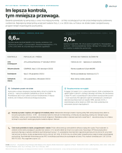 Psylocybina i depresja, psychoterapia wspomagana - Im lepsza kontrola, tym mniejsza przewaga.
