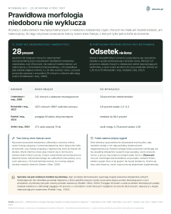 Witamina B12, Co wykrywa który test - Prawidłowa morfologia niedoboru nie wyklucza