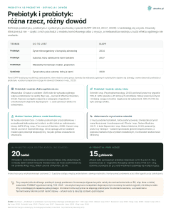 Prebiotyk vs probiotyk, Definicja i dowód - Prebiotyk i probiotyk: różna rzecz, różny dowód