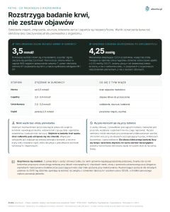 Potas, Co przesądza o rozpoznaniu - Rozstrzyga badanie krwi, nie zestaw objawów
