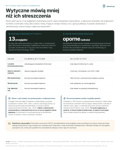 Wytyczne ASCO 2024 o konopiach - Wytyczne mówią mniej niż ich streszczenia