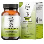 Aura Care Metale Stop 60 kapsulek Aura Care Metale Stop - sloik i pudelko suplementu w kapsulkach