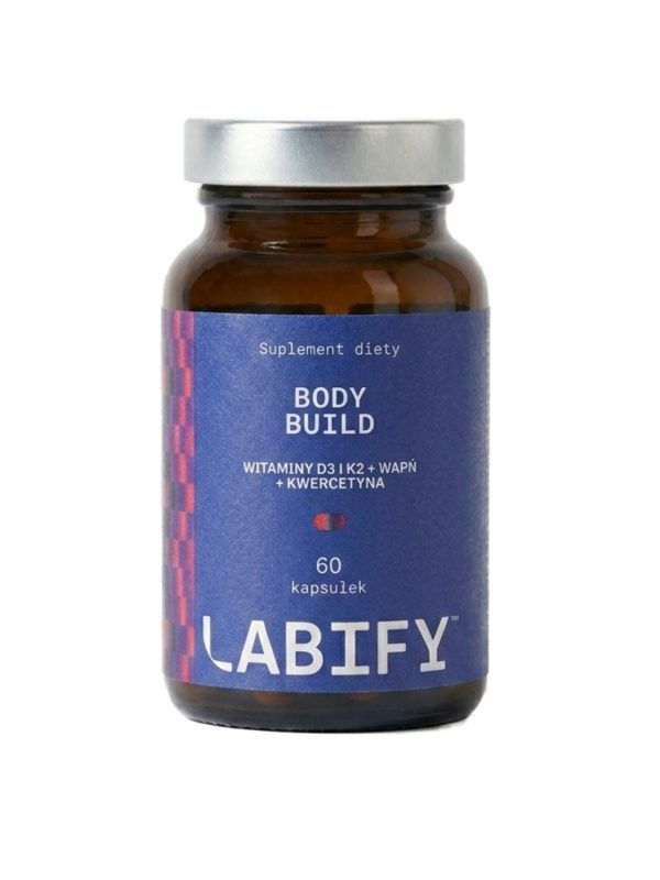 LABIFY Body D3+ - 60 kapsułek LABIFY Body D3+ - opakowanie 60 kapsułek na bialym tle