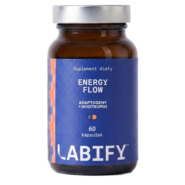 LABIFY Energy Power+ - opakowanie 60 kapsułek na bialym tle