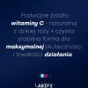 LABIFY Body Witamina C+ - zdjęcie 4 LABIFY Body Witamina C+ - grafika producenta o dwóch źródłach witaminy C, tekst na granatowym tle