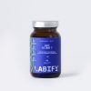 LABIFY GutBiome7 - zdjęcie 3 LABIFY GutBiome7 - butelka 90 kapsułek na jasnoszarym tle, ujęcie pionowe